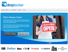 Tablet Screenshot of droplocker.com